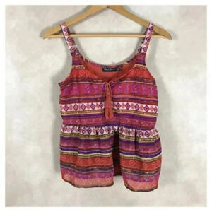 SPEED LIMIT Tribal Printed Tank Top Size, NWOT SMALL